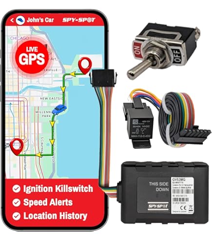 Spy Spot GV53MG Hardwire 4G GPS Tracker with Kill Switch