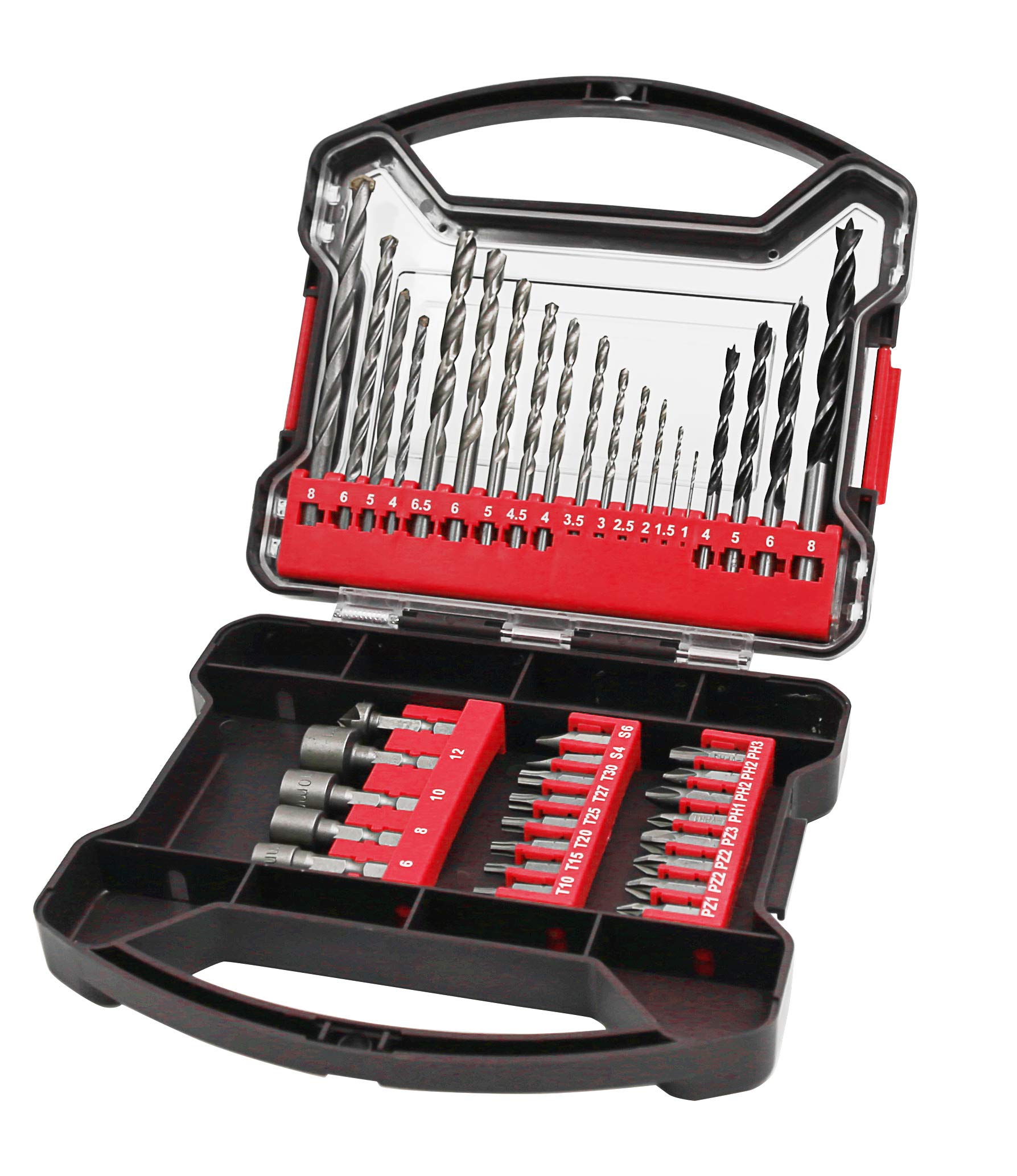 Hilka 49707041 41 PCE Drill Bit and Accessory Kit