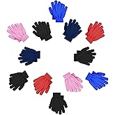 12 Pairs Kids Winter Gloves, Children Bulk Pack Fun Colorful Cute Magic Glove for Boys & Girls