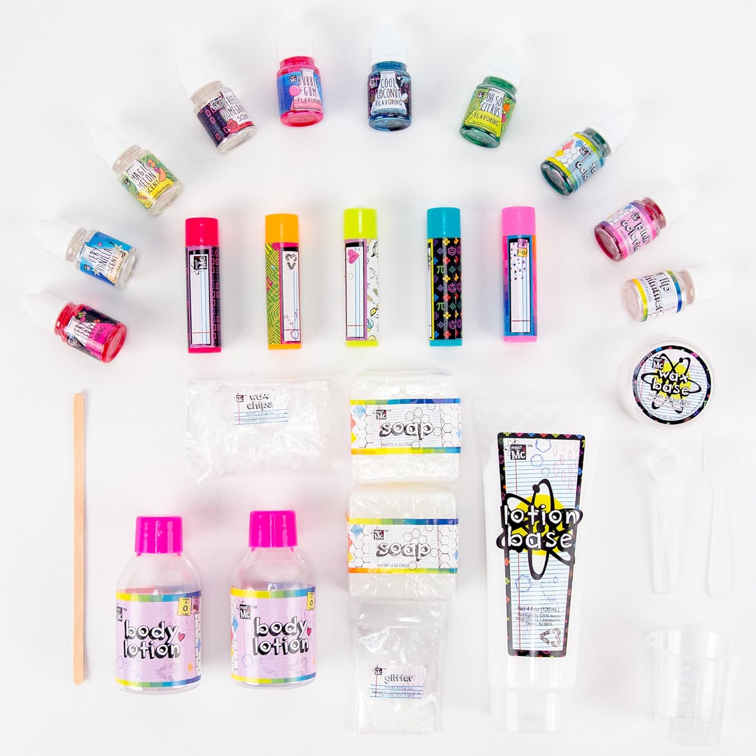 Project Mc2 Ultimate Spa Studio Stem Science Cosmetic Kit by Horizon Group USA, Make Your Own Crystal Soaps,5 DIY Lip Balms & Fragrant Body Lotions, Choose Between 6 Scents & More, Multicolored: Toys & Games