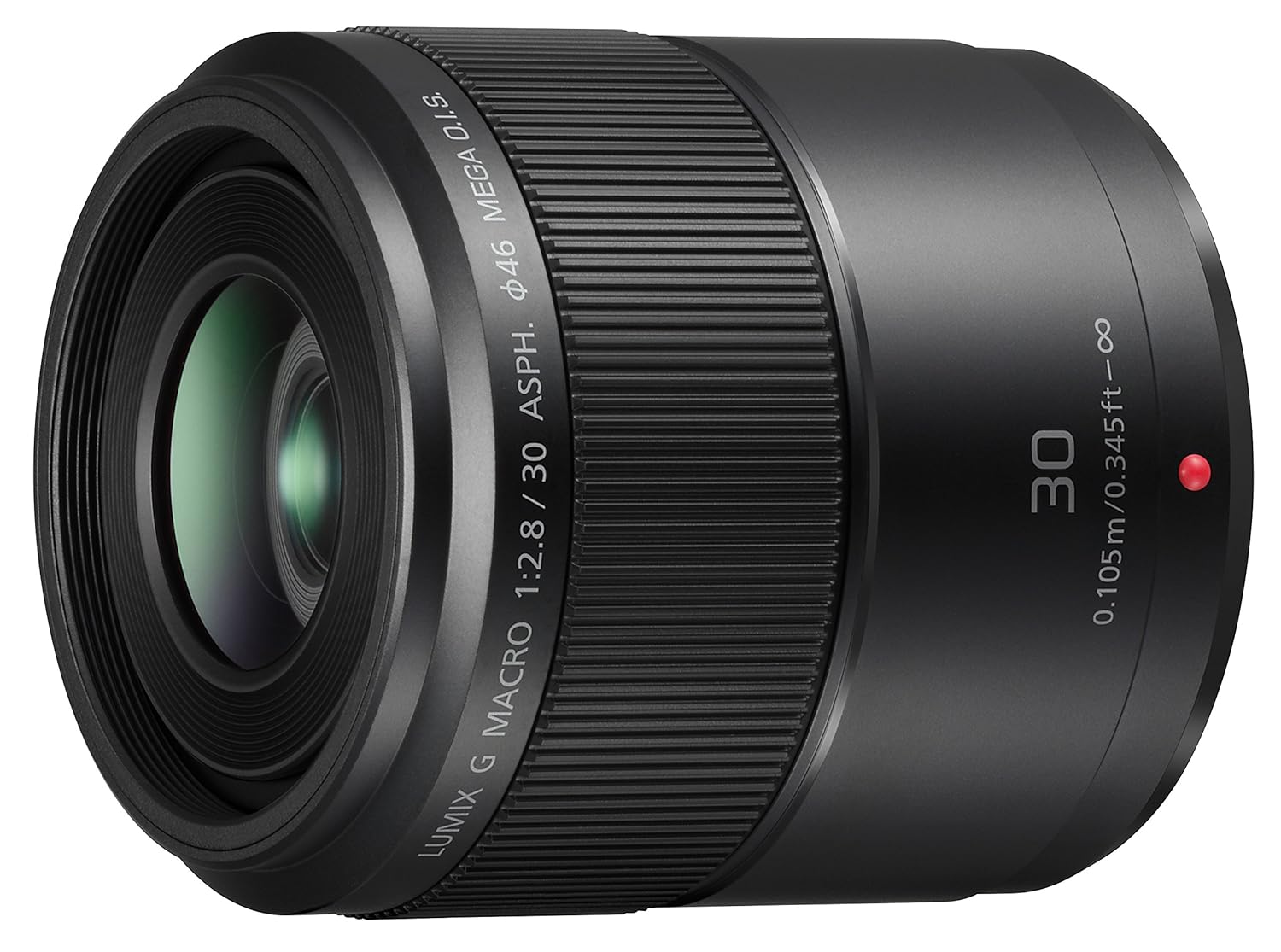 PANASONIC LUMIX G MACRO LENS, 30MM, F2.8 ASPH., MIRRORLESS MICRO FOUR THIRDS, MEGA OPTICAL I.S., H-HS030 (USA BLACK)