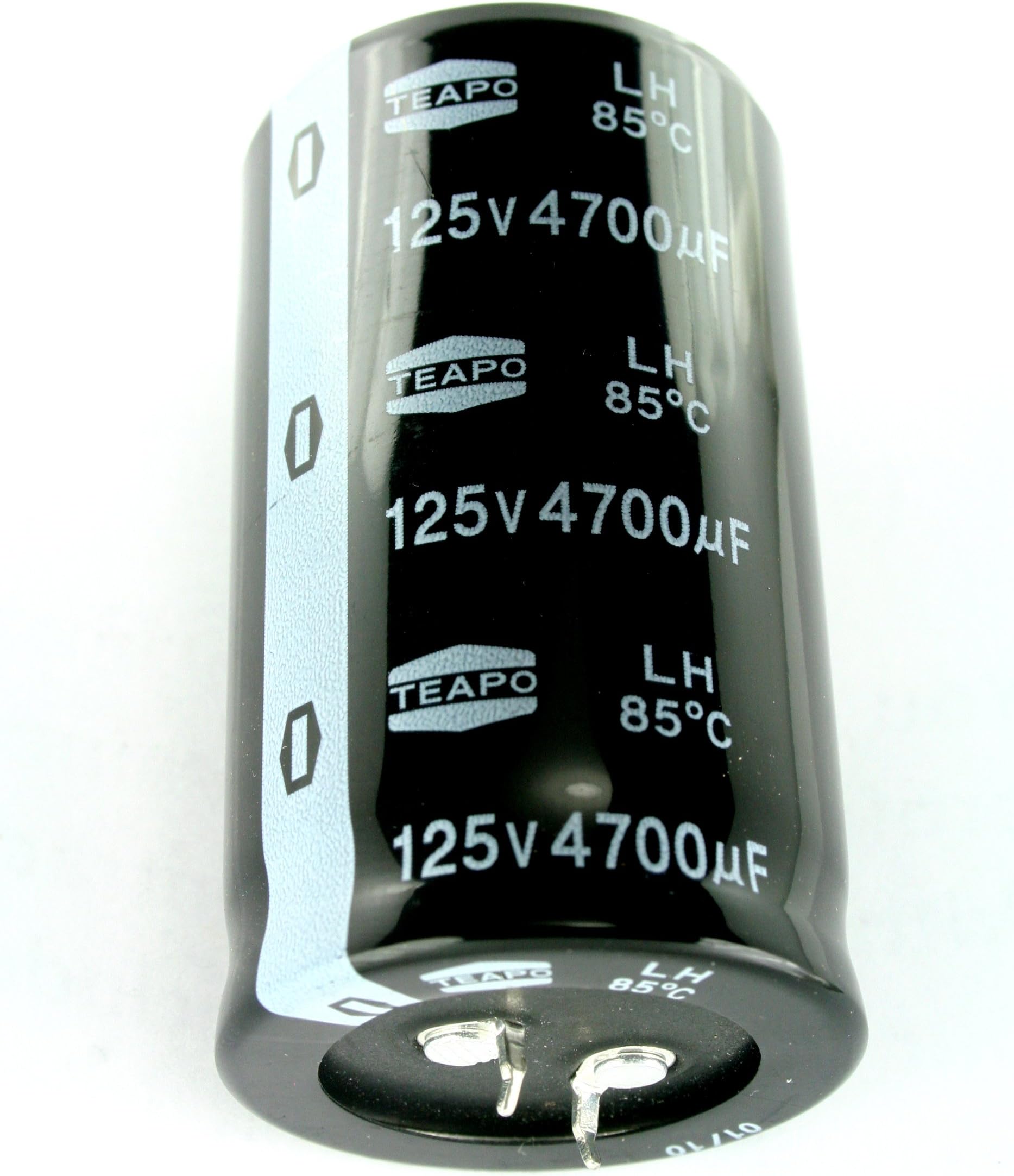 (LY #5) 12pcs Teapo (Yageo) LH 4700uF 125v (or 100v) Radial Electrolytic Capacitor
