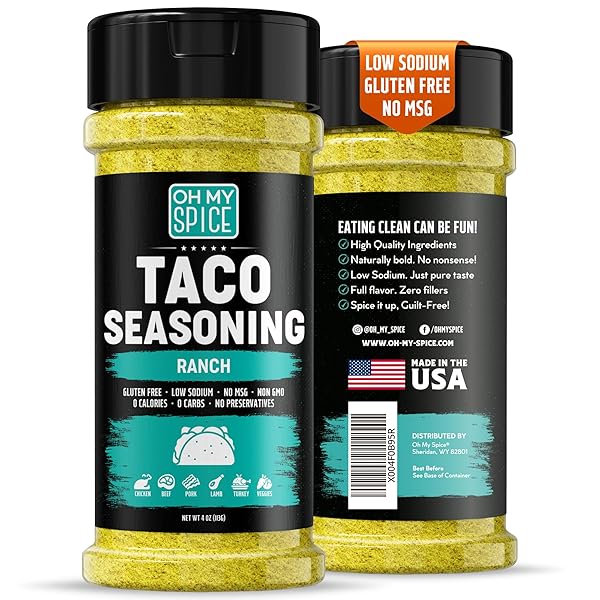 TACO SEASONING MIX RANCH SEASONING POWDER – GLUTEN...