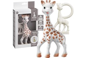 Sophie la girafe, Award Set | Includes Sophie la girafe, a Sophie la girafe Mini Teether & Photo Instructions | Handcrafted for 60 Years in France | Natural Rubber | Designed for Teething Babies