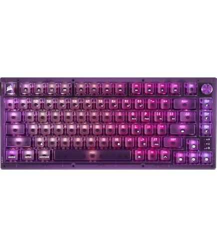 Amazon.com: Corsair K65 Plus Wireless 75% RGB Mechanical Gaming