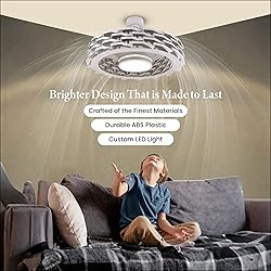 Todays Fans Bladeless Ceiling Fan with Lights