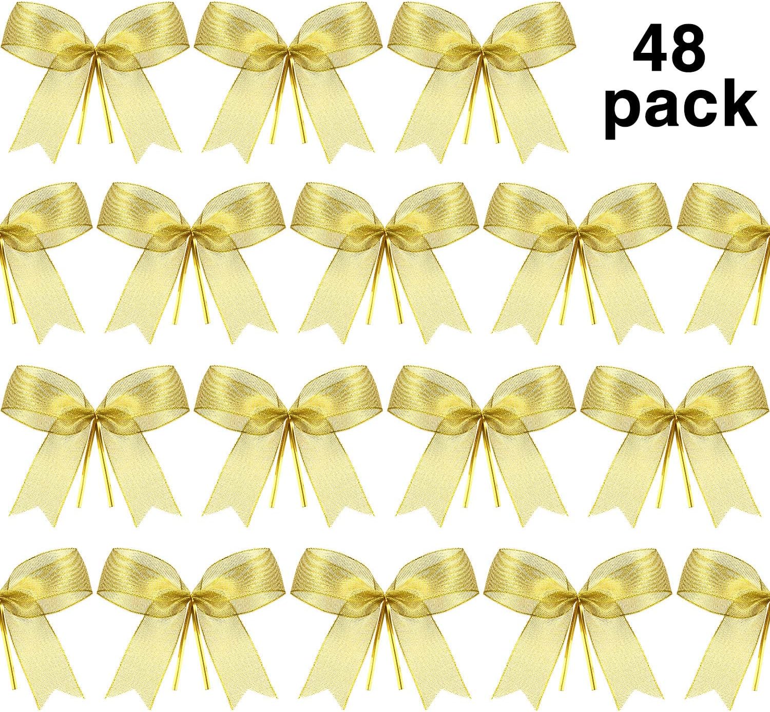 12 Stück Weihnachtsschleifen 13x18cm - Samt Bögen Für Baum & Geschenke Weinrot