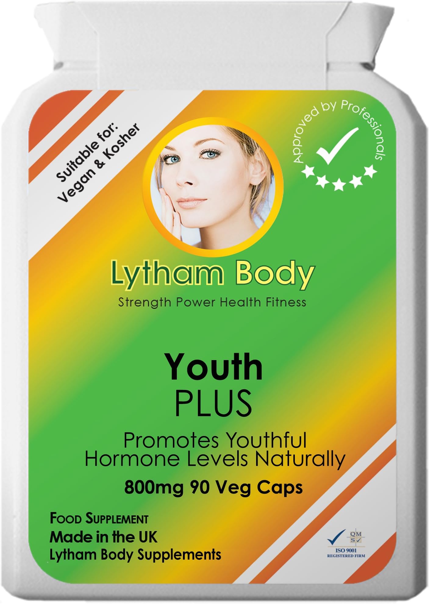 Youth Plus Boosting HGH Safely and Naturally 90 Capsules x 800mg per Capsule