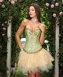 SZIVYSHI Corset Tops for Women, Bustier Shapewear