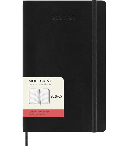 Amazon.com : Moleskine 2026-27 18-Month Daily Planner, Large