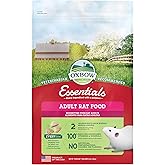 Oxbow Essentials Rat Food, Pet Food for Adult Rats, All-Natural Vitamin &amp; Mineral Rich Formula, Veterinarian Recommended, Oxbow, Rodent Pellets, Made in USA, No Artificials, 3 lb. Bag