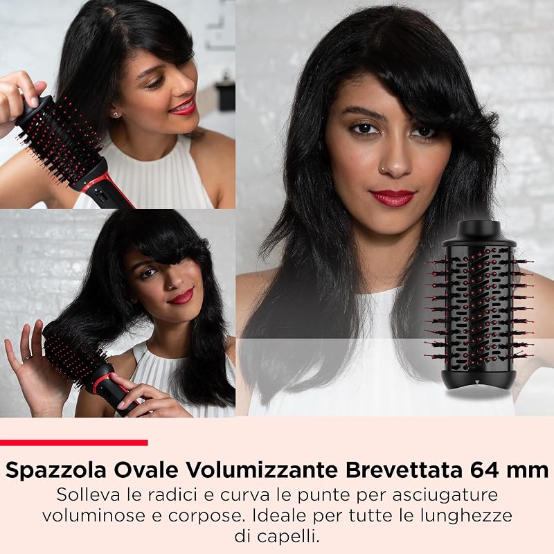 One-Step Blow-Dry Multi Styler 3-in-1(Accessori staccabili, arricciacapelli, concentratore, styler) RVDR5333