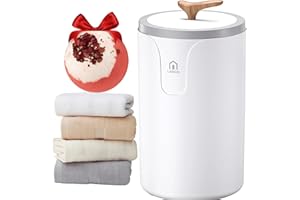 Labiim [Upgraded Comfort & Silent] Towel Warmer Bucket, 20L Fast Heating Towel Warmer for Spa & Bathroom, Wood Handle Auto-Off Blanket Heater Time Adjustable for Family, Gym, PJs Perfect Winter Gifts