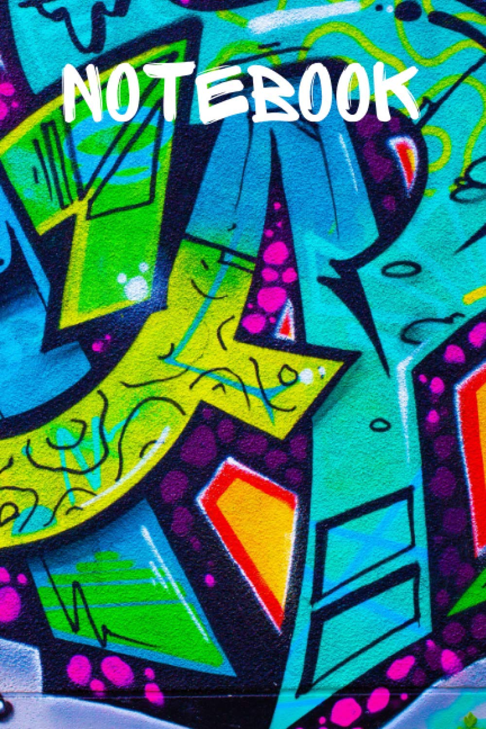Graffiti Notebook: blank lined composition journal | Graffiti notebook | 100 pages