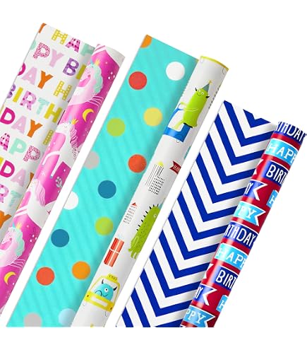 Papel De Regalo Reversible Jumbo - Diseño Animales Y Nubes, Para Baby Shower Y Cumpleaños