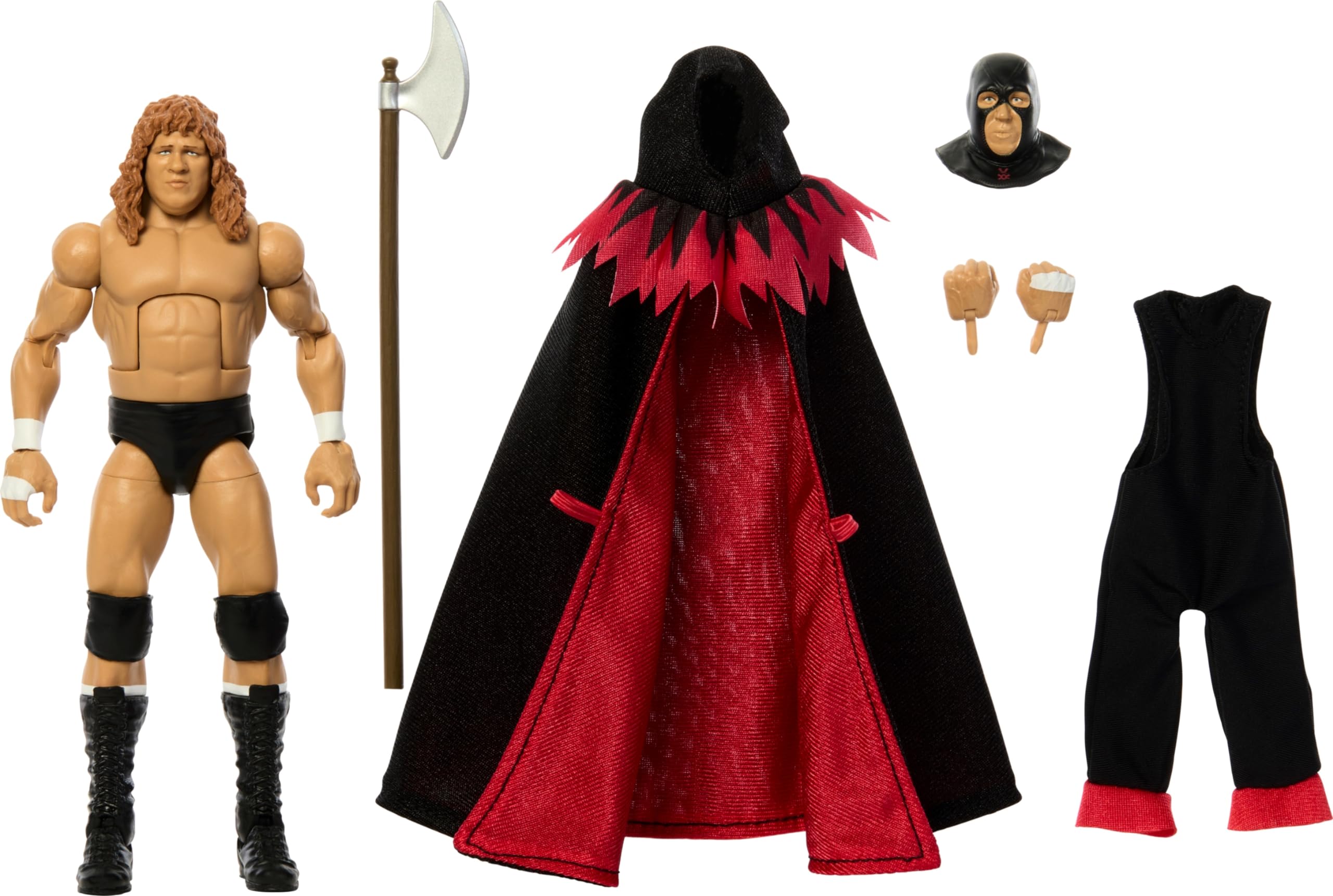 Mattel WWE Elite Action Figure & Accessories, Series #108 Terry Gordon 6-inch Collectible with 25 Articulation Points & Swappable Hands