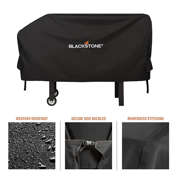 BLACKSTONE 5091 GRIDDLE COVER, 600D POLYESTER CANVAS, BLACK – 52′ W X 27′ D X 27′ H