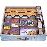 TowerRex Organizer for Wyrmspan Board Game | Fits Sleeved Cards, Wyrmspan Expansion Compatible (Without Sleeves), Removable In-Game Trays, Board Game Storage