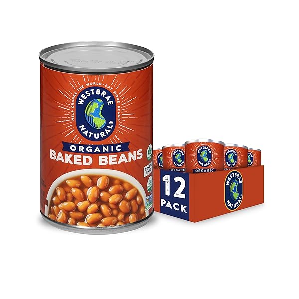 WESTBRAE 16 OZ NATURAL ORGANIC BAKED BEANS, SOURCE...