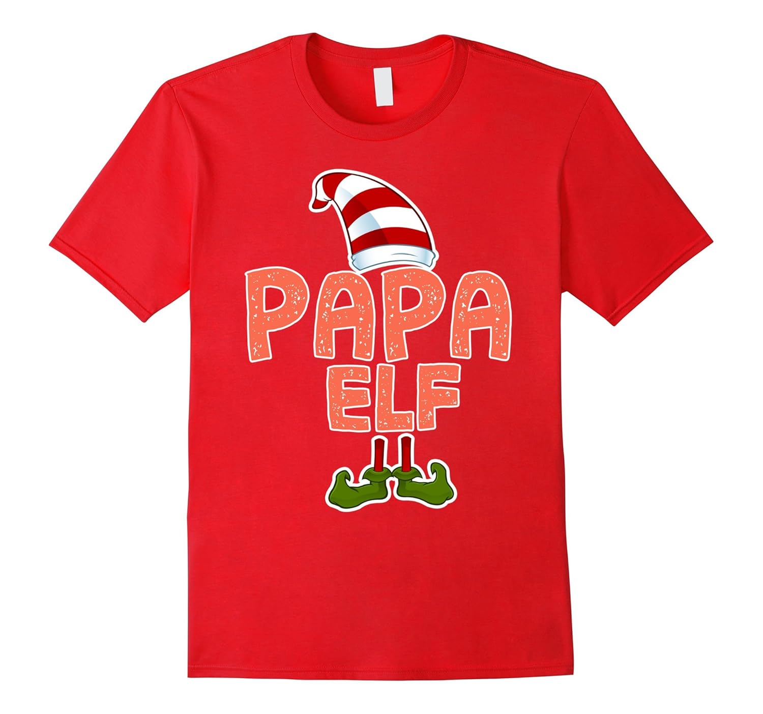 Papa Elf T-Shirt Funny Merry Christmas Costume Gift Shirt-ANZ