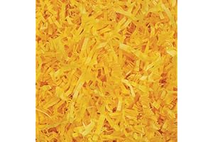 MagicWater Supply - 2 LB - Yellow - Crinkle Cut Paper Shred Filler great for Gift Wrapping, Basket Filling, Birthdays, Weddings, Anniversaries