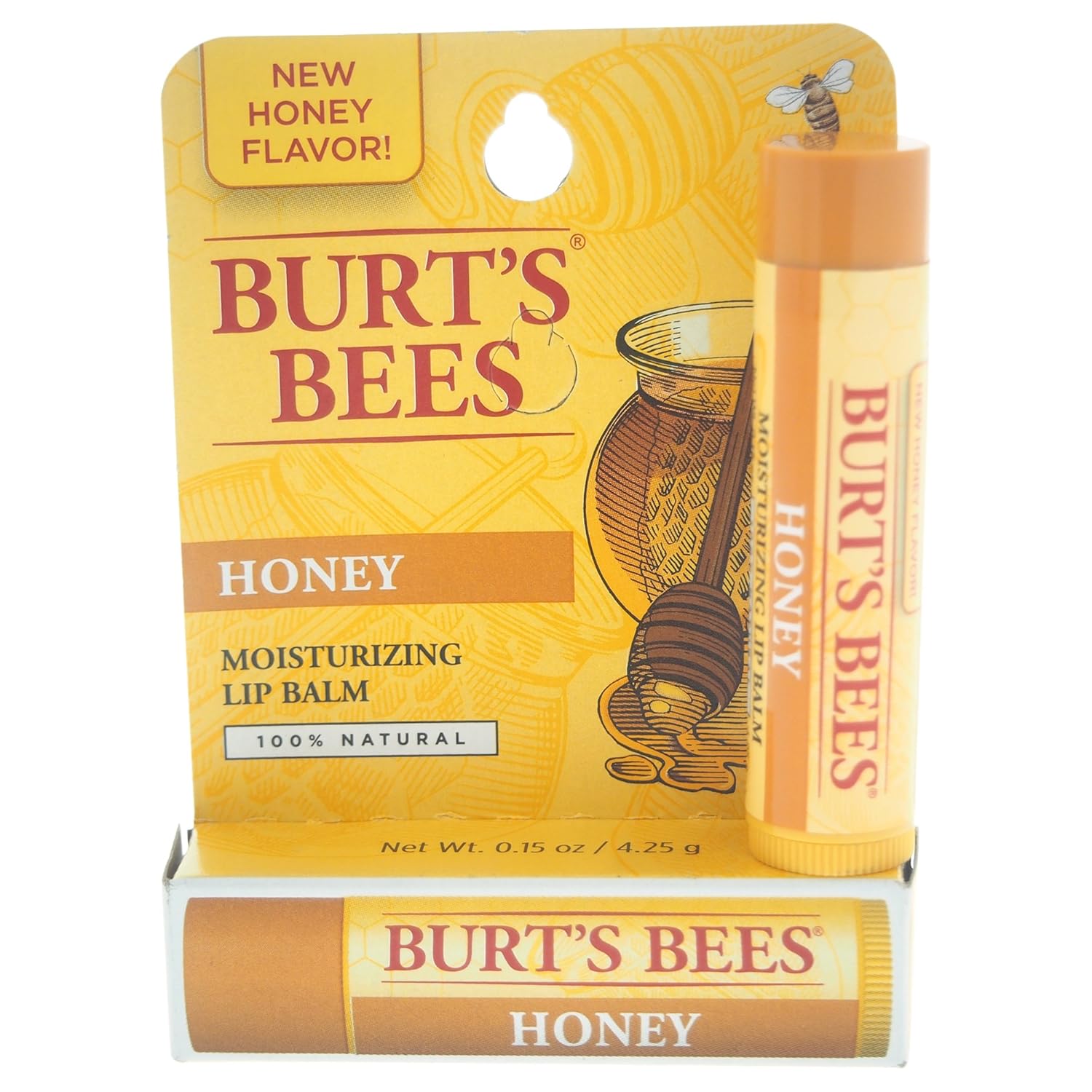 Burts Bees Honey Moisturizing Lip Balm Blister, 0.15 oz Amazon.co.uk