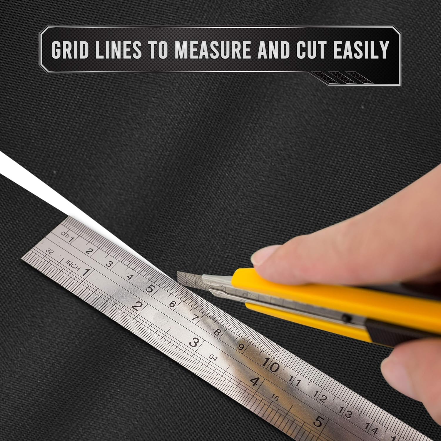 Precision Defined Professional Grade Tool Box Liner, 16" x 16 ft, Black | Non-Slip Thick Cabinet Shelf Liner: Home Improvement