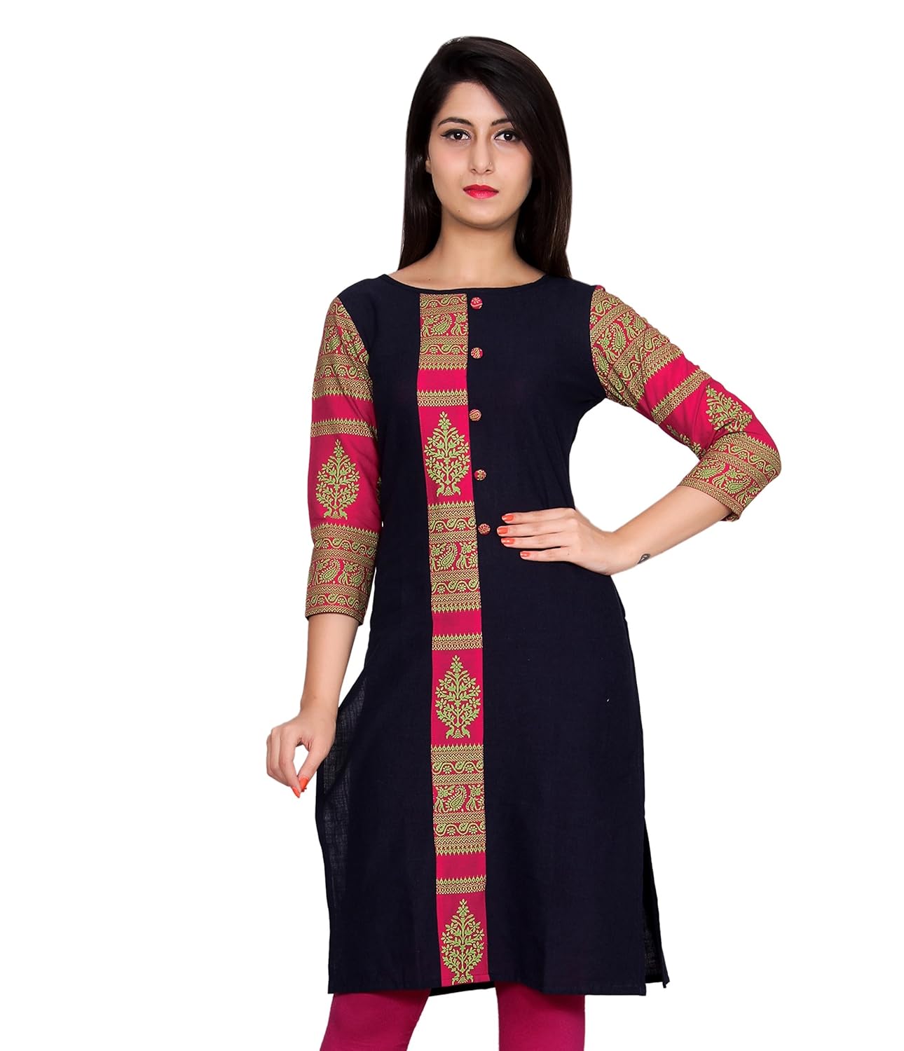 gmi women's cotton straight kurti