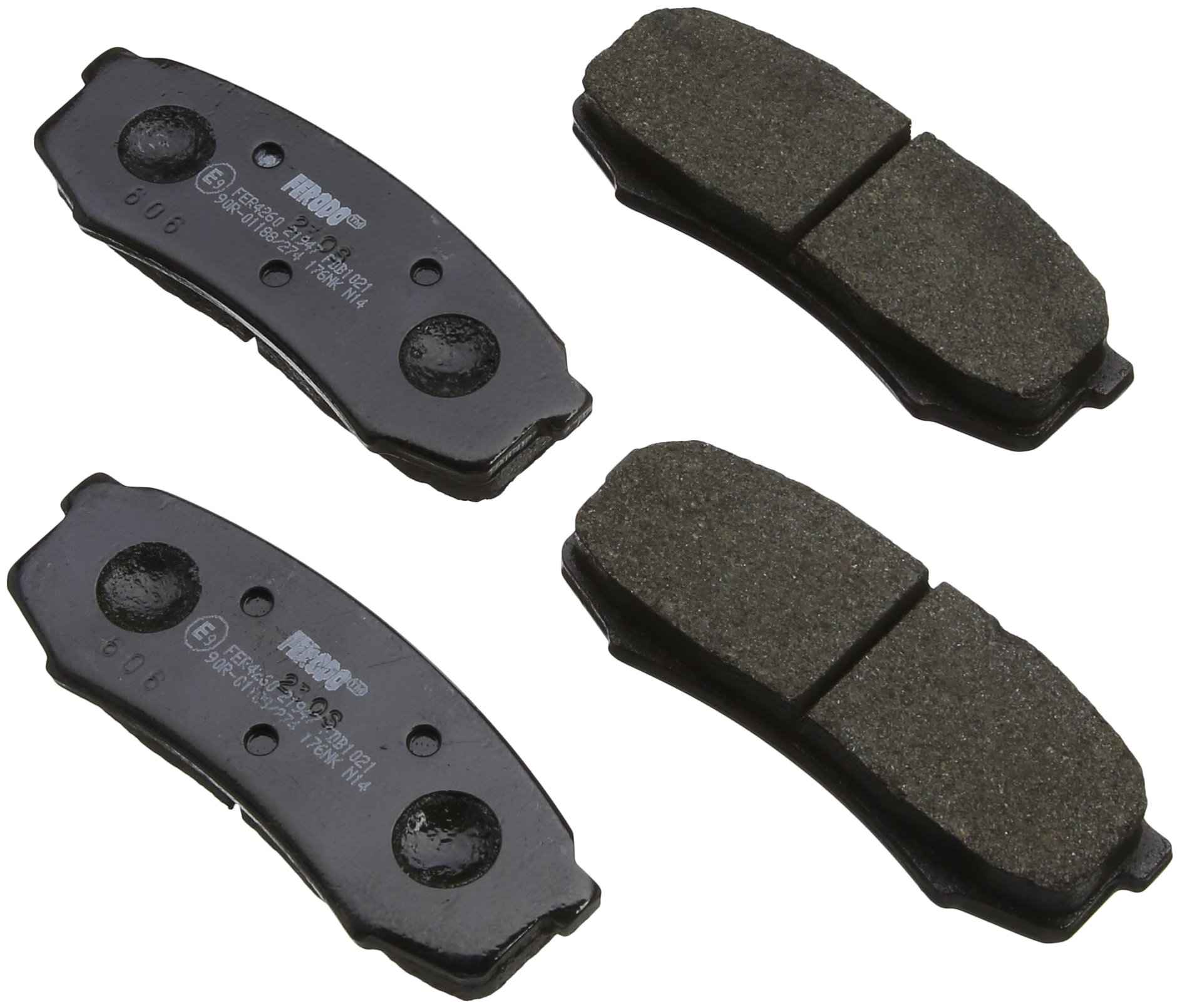 Ferodo FDB1021 Brake Pad Set, disc brake - (set of 4)