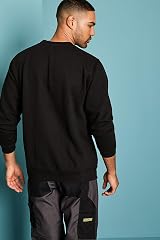 Uneek Clothing Classic Sweatshirt 50/50 Polyester Cotton Reactive Dyed view 3