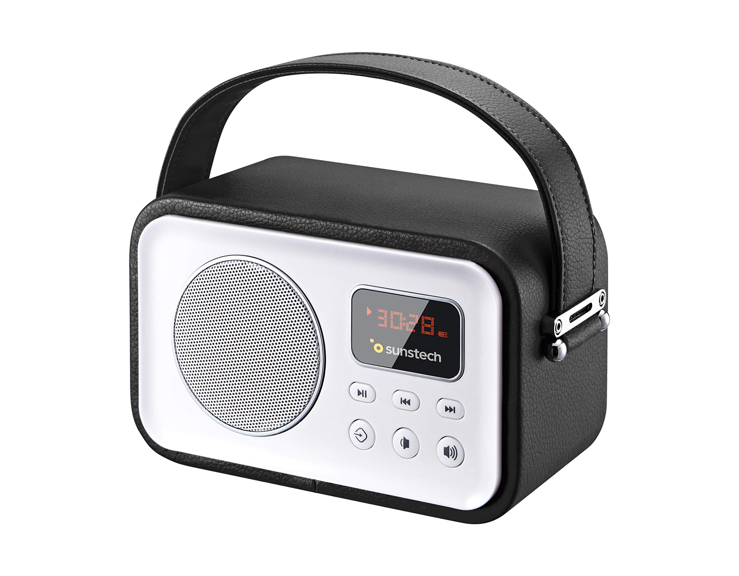 Sunstech RPBT450BK Retro Bluetooth Radio Black