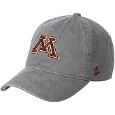 NCAA Minnesota Golden Gophers Mens Adjustable Scholarship Hat Charcoal, Minnesota Golden Gophers Charcoal, Adjustable, One size