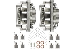 PHILTOP 18B4790+18B4791 Front Disc Brake Caliper Assembly Replacement For Ford 1999-2004 F350 Super Duty, 1999-2004 F250 Super Duty, 2000-2005 Excursion, Pair Set of 2 Front Driver and Passenger Side