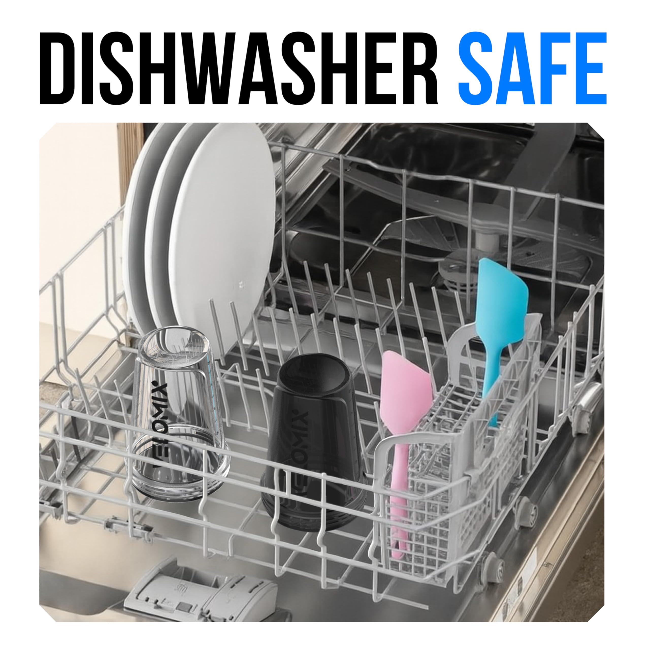 VELOMIX -2 Pack- 16 oz Protein Shaker Bottles for Protein Mixes - 2x Wire Whisk | Leak Proof Shaker Cups for Protein Shakes and Pre Workout | Protein Shaker Bottle Pack (Black/Transparent)