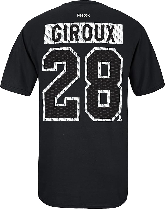 Amazon.com : Reebok Claude Giroux Philadelphia Flyers Black Lace Up Jersey Name and Number T 