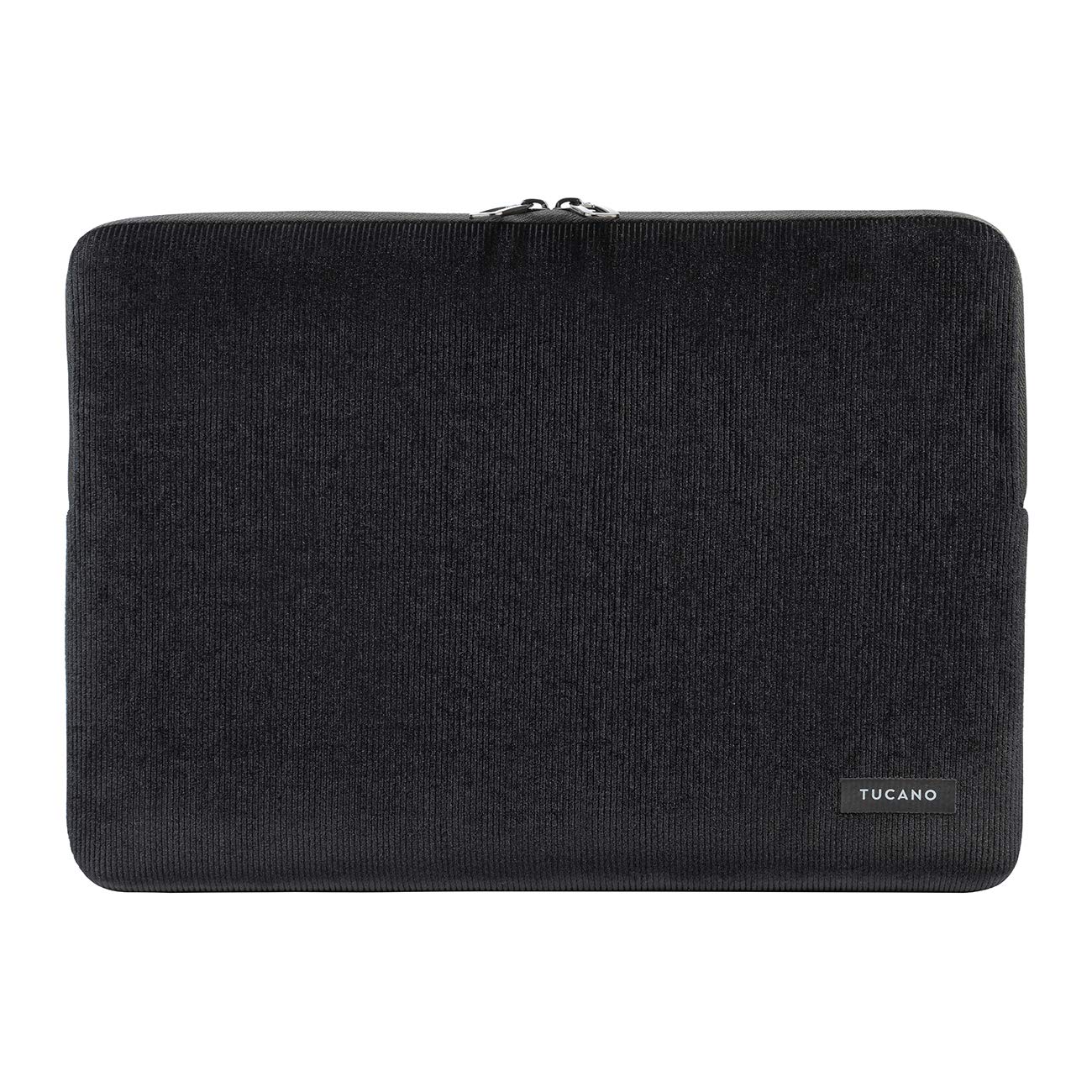Tucano Second Skin Velluto Laptop Sleeve Cord and Neoprene 15.6 Inches MacBook Pro 15 MacBook Pro 16 Inches Black