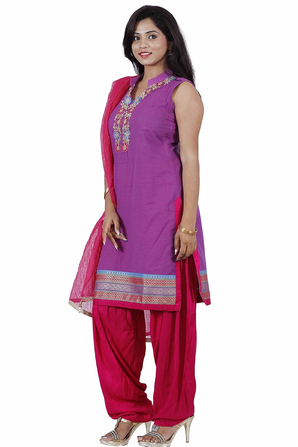 manmandir women's straight salwar suit