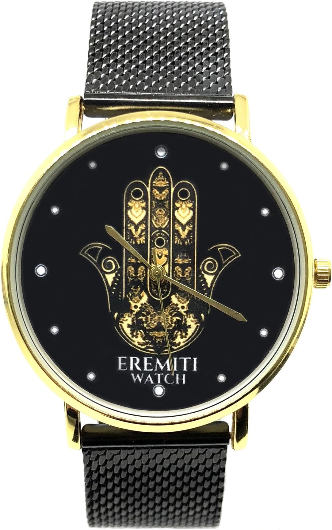 EREMITI JEWELS Eremiti Watch Sunset Collection Watch Strap Compass Rose Knitting Milano Still Rudder Ship Hand of Fatima Yin Yang Marble Quartz Movement Personalised from our brand