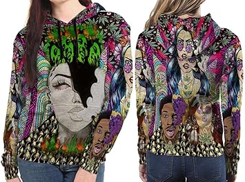 Amazon Ganjaマリファナジャマイカ3dファッションfullprint昇華女性トップサイズs 3 X L Xl Seven Custom Rank スポーツファングッズ