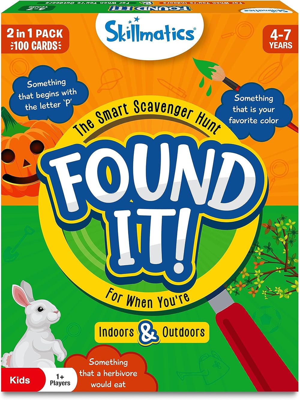 Skillmatics Found It Indoor & Outdoor Scavenger Hunt Card Game