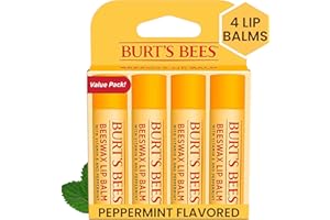 Burt's Bees Lip Balm Mothers Day Gifts for Mom - Original Beeswax, Lip Moisturizer With Responsibly Sourced Beeswax, Tint-Fre