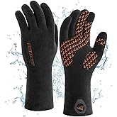 KastKing HydroSense Waterproof Fishing Gloves, 100% Waterproof and Breathable Cold Weather Fishing Gloves, Ideal for Ice Fishing, Winter Fishing & Outdoor Winter Sports, Fishing Gloves Men Women
