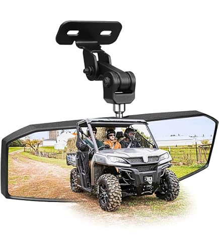KEMIMOTO UTV Side Mirrors For CFMOTO UFORCE 1000 & 1000 XL - 360° Adjustable Telescoping Rear View