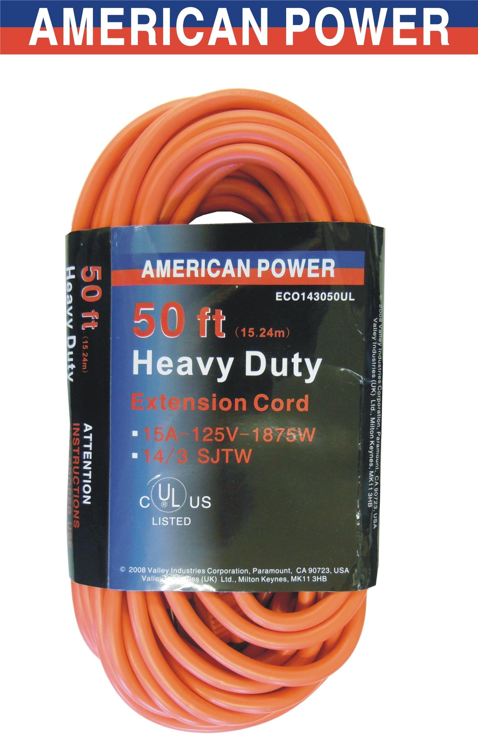 50 FT. Heavy Duty Extension Cord /16 Gauge