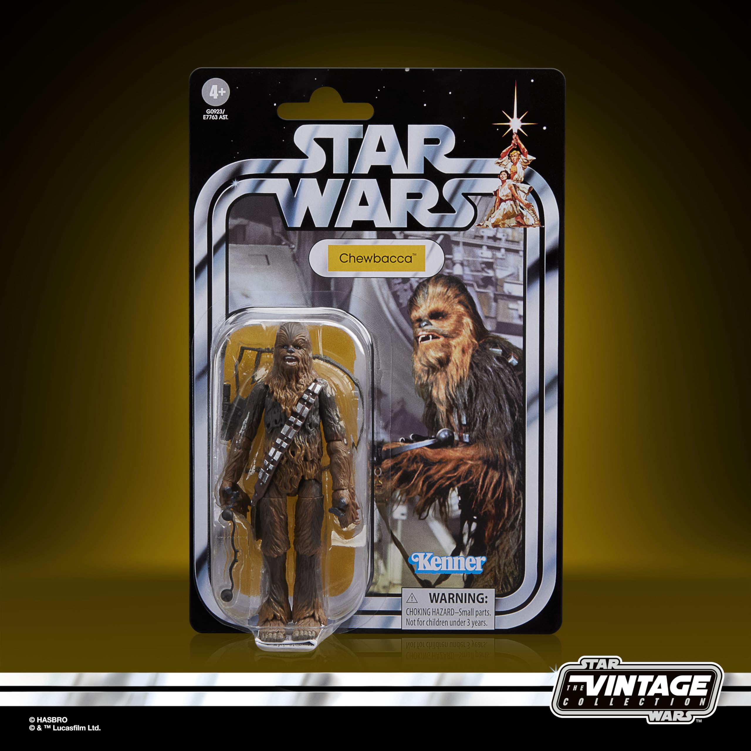 STAR WARS The Vintage Collection Chewbacca, A New Hope Premium 3.75 Inch Collectible Action Figure