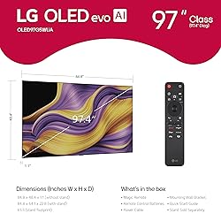 LG 97-Inch Class OLED evo AI 4K G5 Series Smart TV