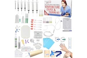 THE APPRENTICE DOCTOR Venipuncture Practice Kit & Online Training for Nurses & Phlebotomists. Practice & Build Confidence in Your IV & Phlebotomy Skills Before Working on Real People (Original Venipuncture Kit)