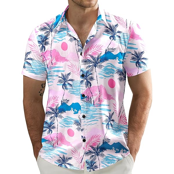 新品 ＜H＞WAVE PRINT SHIRT/シャツ ブルー M Amazon.com: DUOLIFU Mens Cherry Blossom Great Wave Print Hawaiian