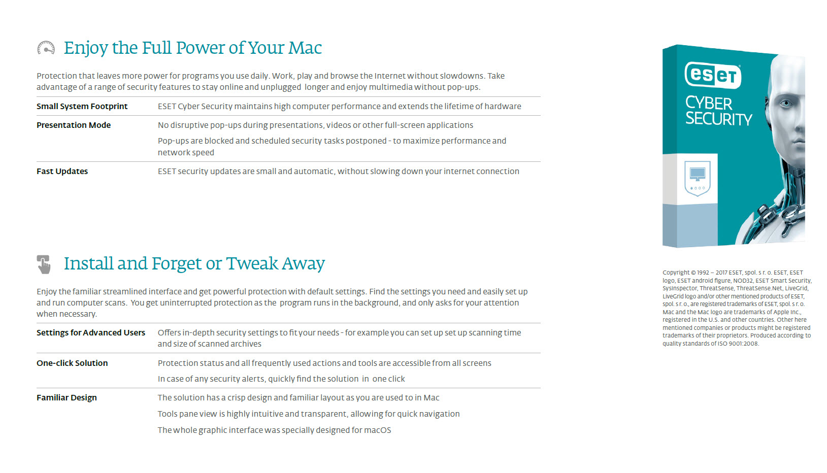 ESET Cyber Security - Basic Antivirus for Mac 2018 | 1 Device & 1 Year | Download with License [Download] - Thumbnail 3