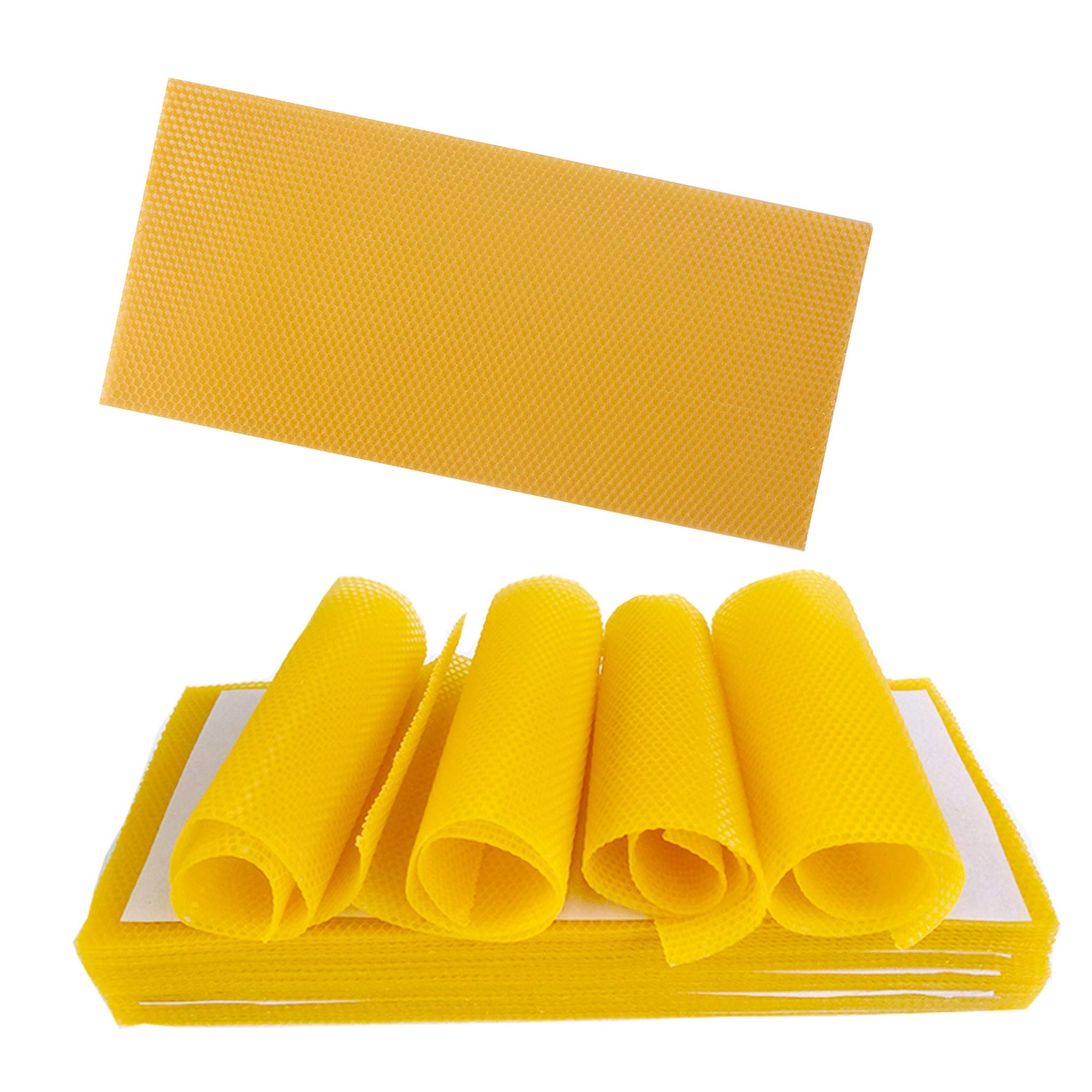 30 Pack Beekeeping Nature Bees Wax Sheet Beehive Beeswax Sheets Bee Hive Foundation Sheets
